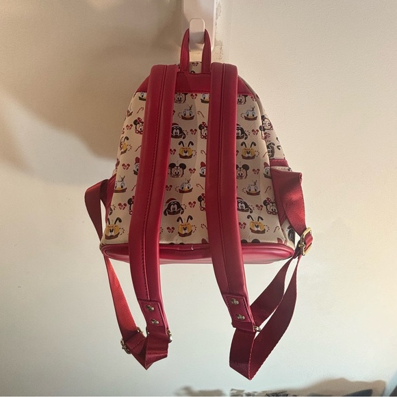 DISNEY LOUNGEFLY Backpack with Disney Characters Mickey Donald Duck Others Bag - Picture 7 of 10